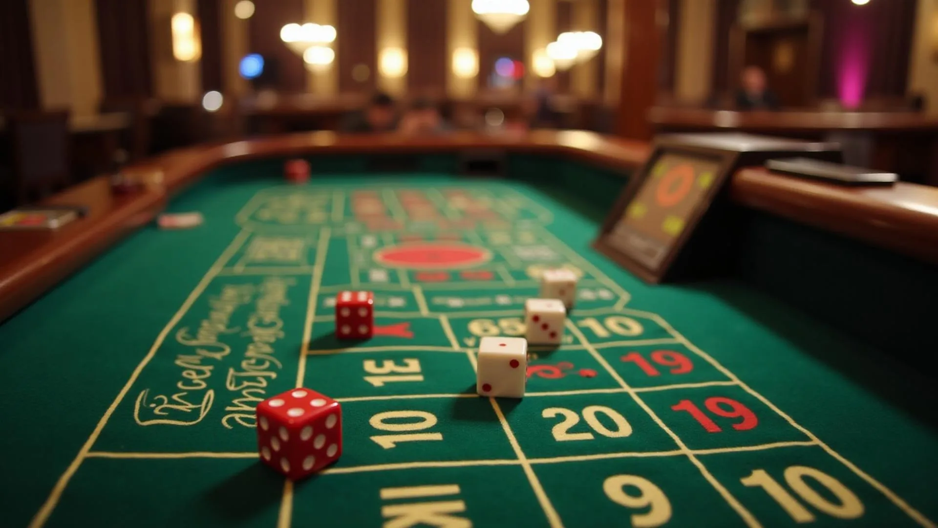 Collection of famous dice games including Craps, Yahtzee, and D&D dice sets